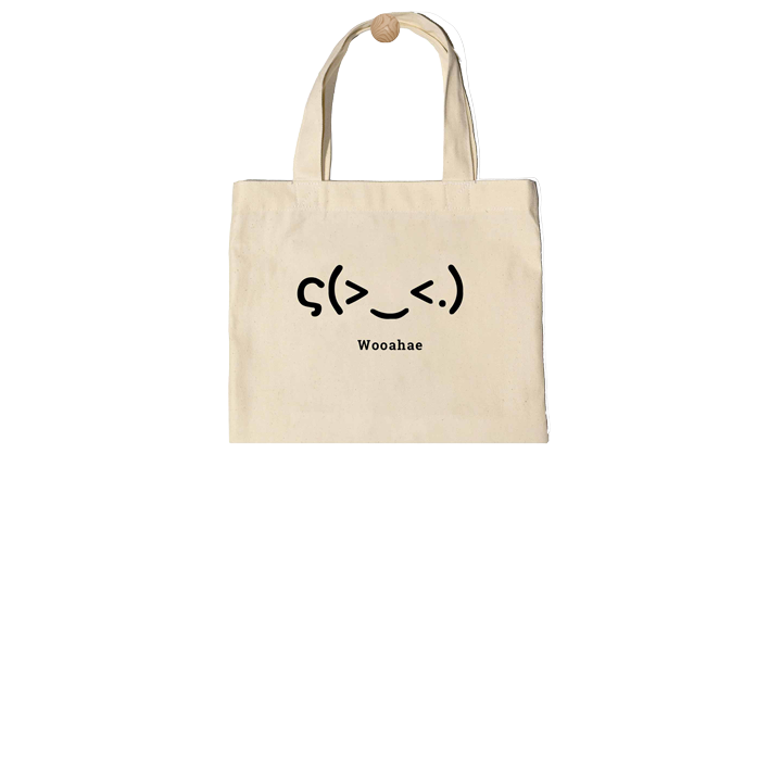 Mini Tote Bag with Wooahae Print - Seventeen